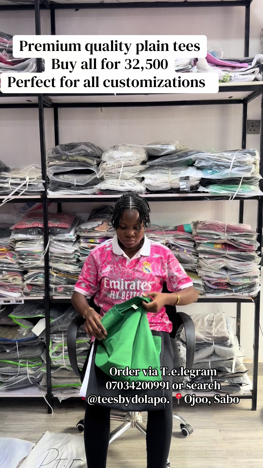 @TEES VENDOR IN IBADAN