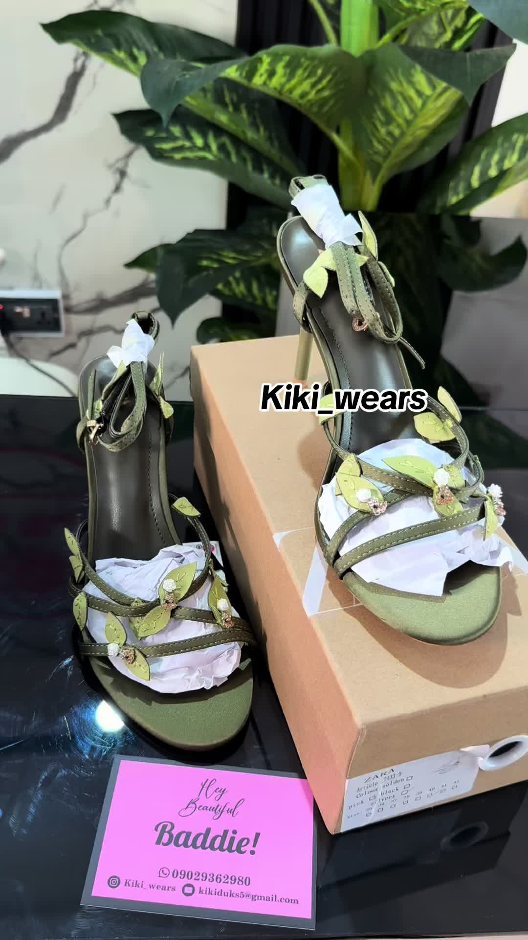 @Kiki  wears 👗👠👙