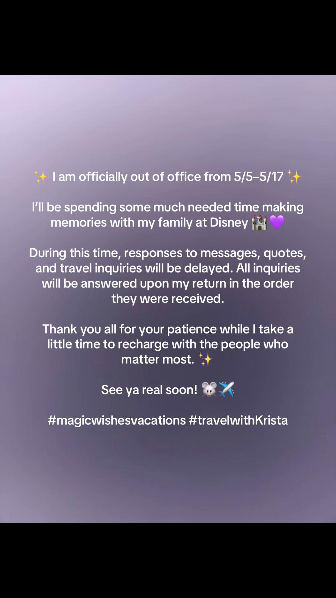 @Krista-Magic Wishes Vacations