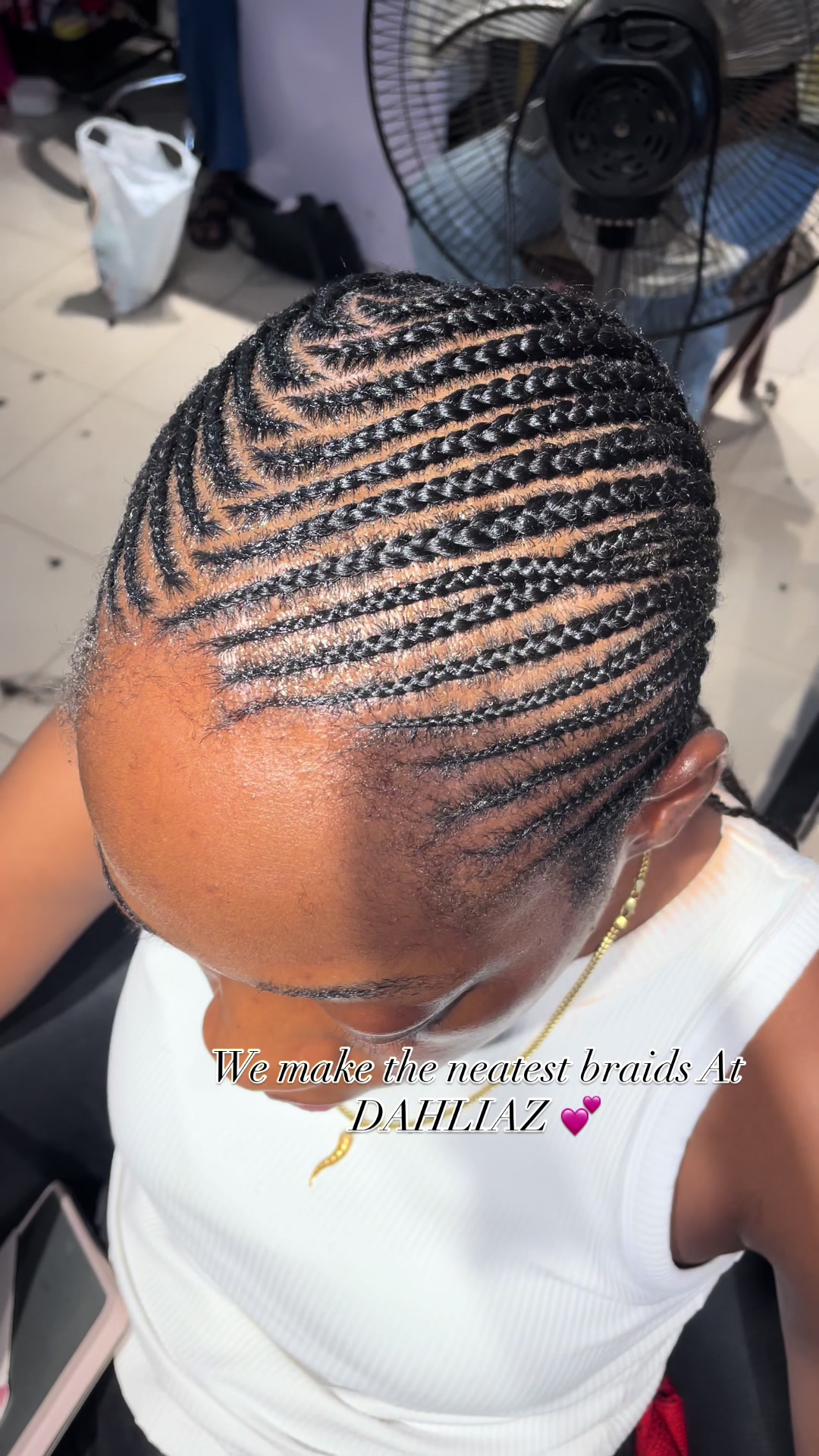 @Natural hair salon in Benin