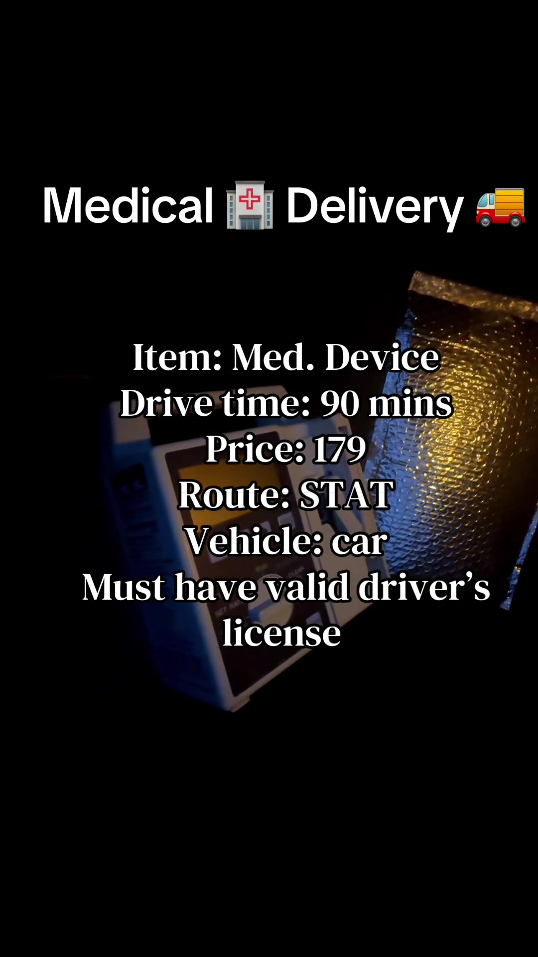@YOURTIME MEDICAL DELIVERY Mr.E