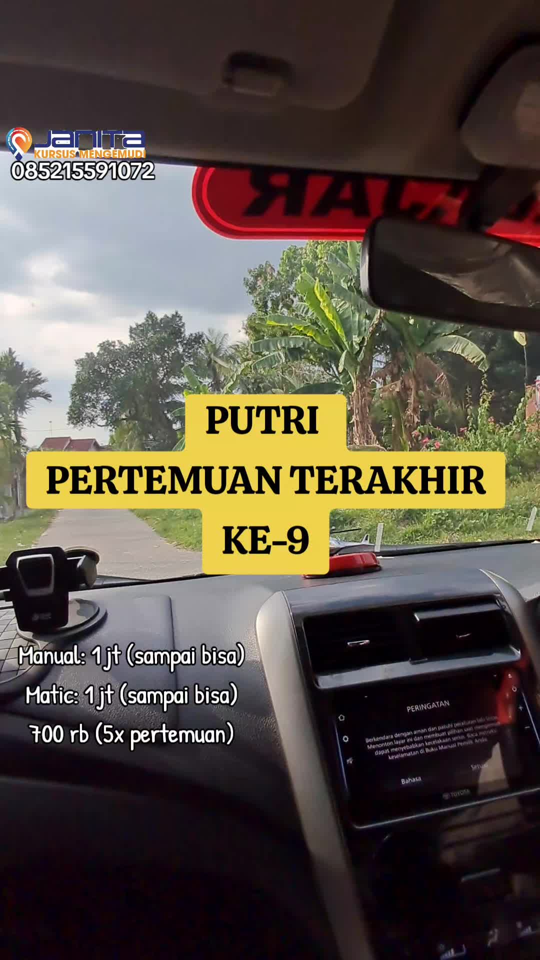 @JANITA KURSUS MENGEMUDI DURI