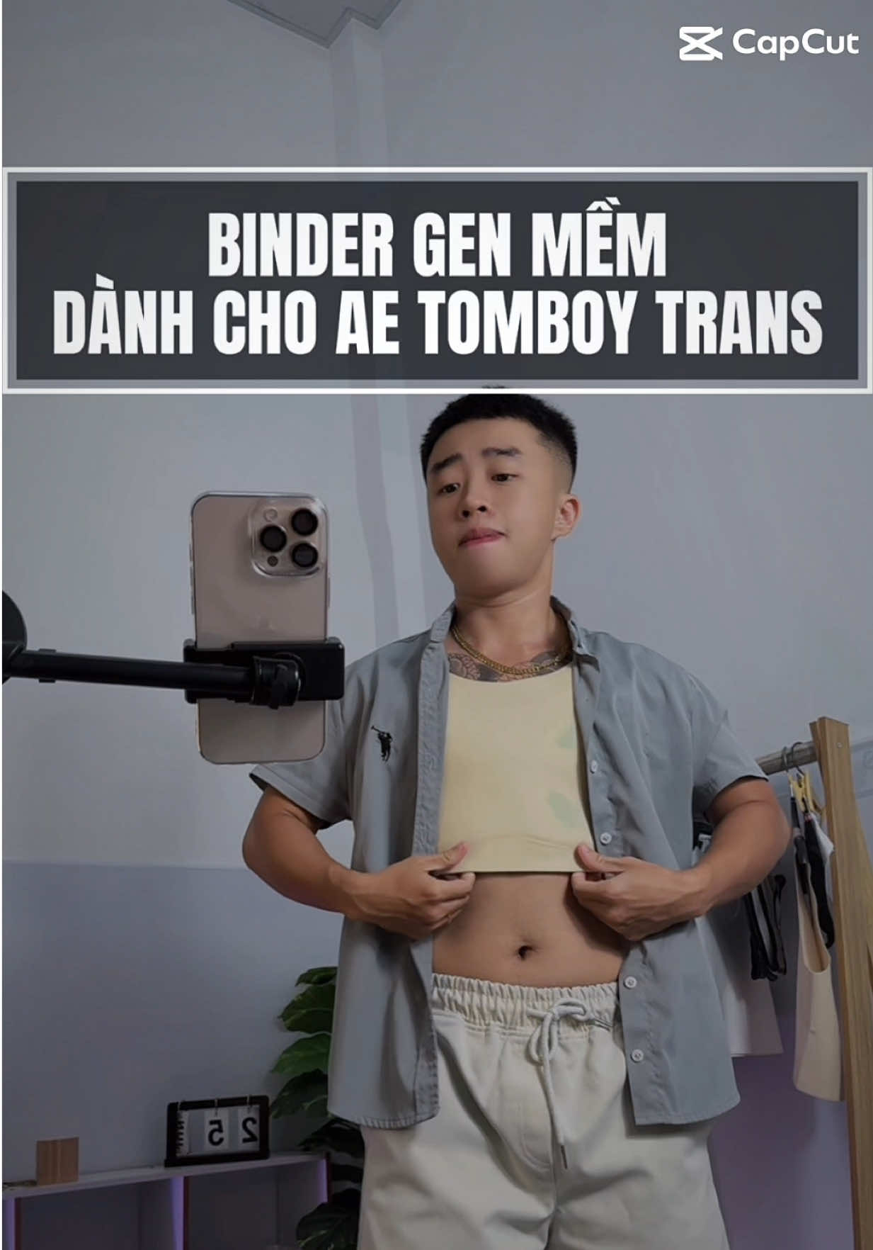 @Kh&aacute;nh &Aacute;o Nịt Tomboy Trans