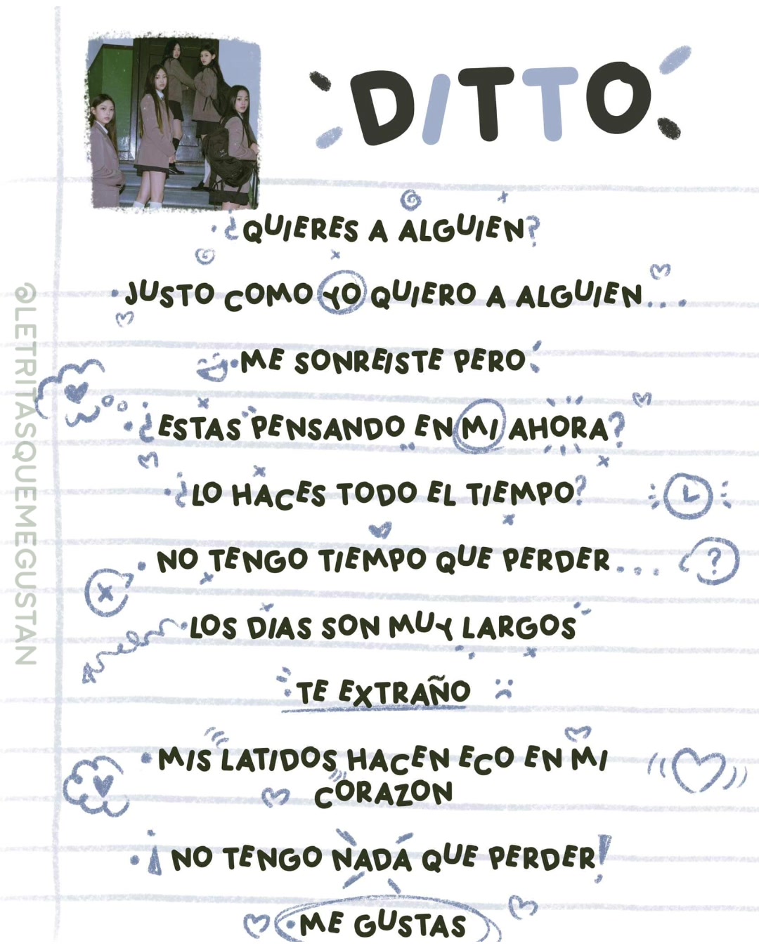 @Lyrics de canciones que amo!;)