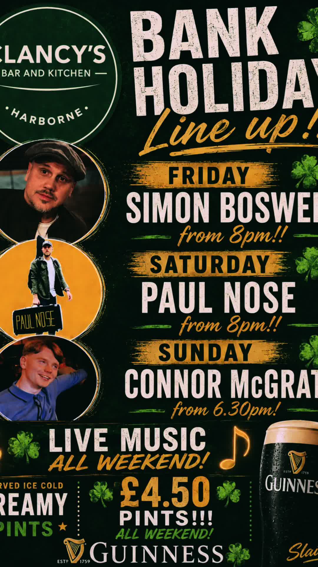 @Clancy&rsquo;s Bar Harborne