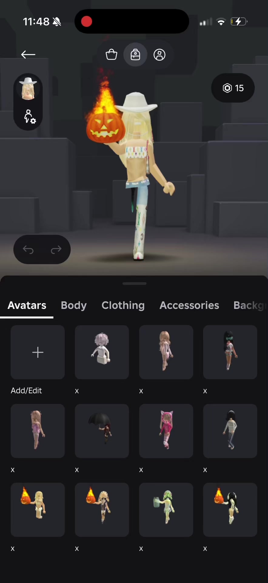 @゛