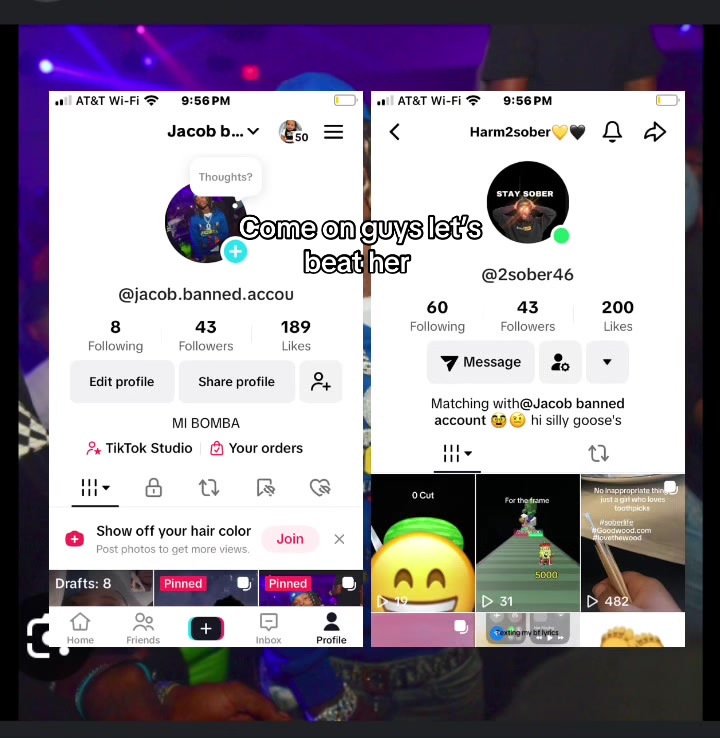 @Jacob banned account