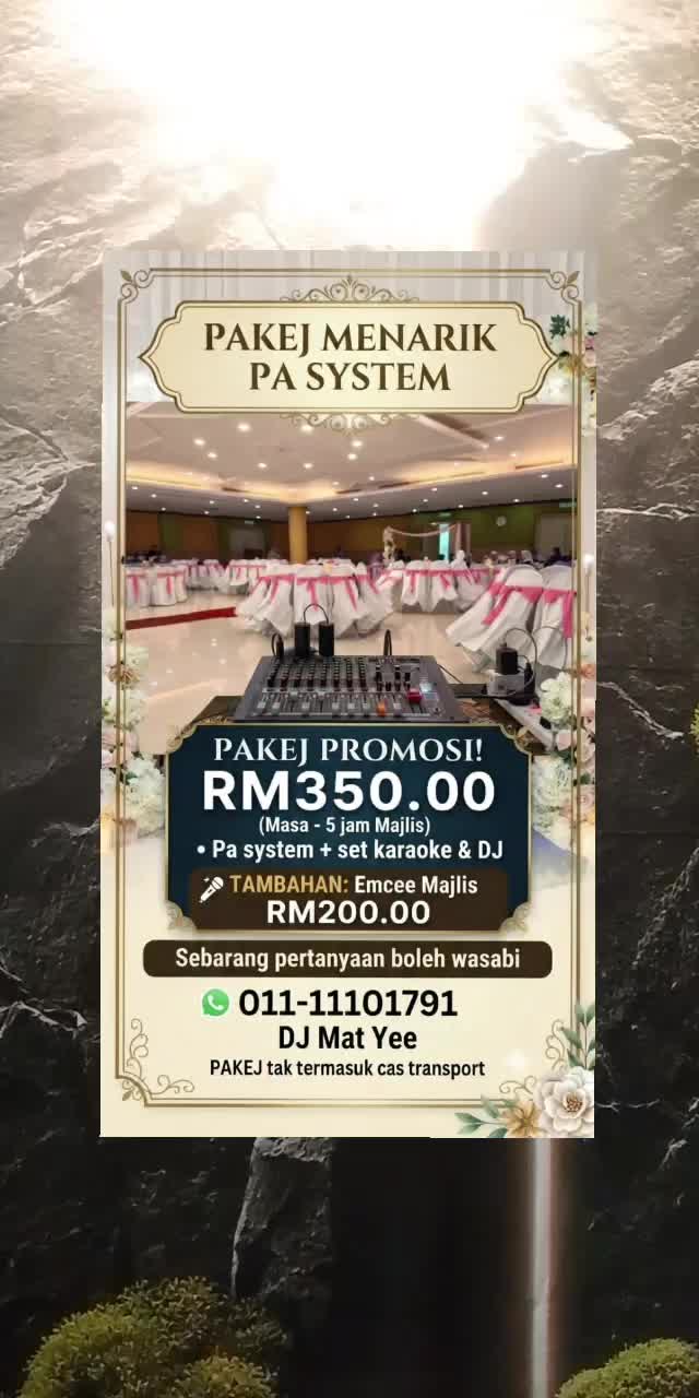 @Dj Matyee Pa System Murah