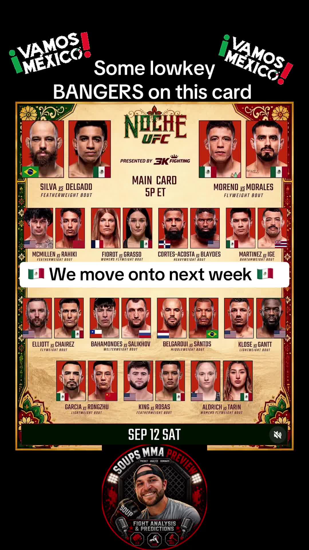 @🍜Soups MMA Preview 🍜