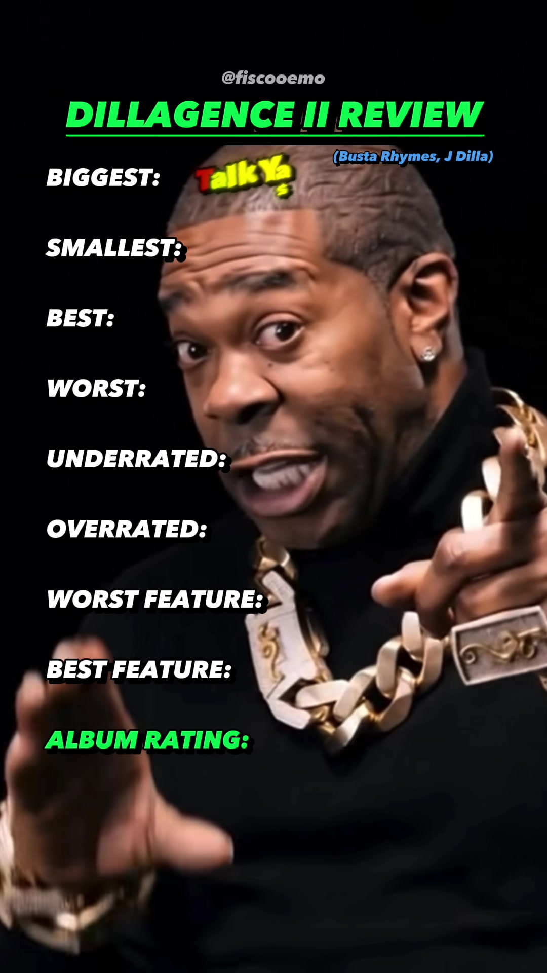 @Fiscoos elevated music opinion