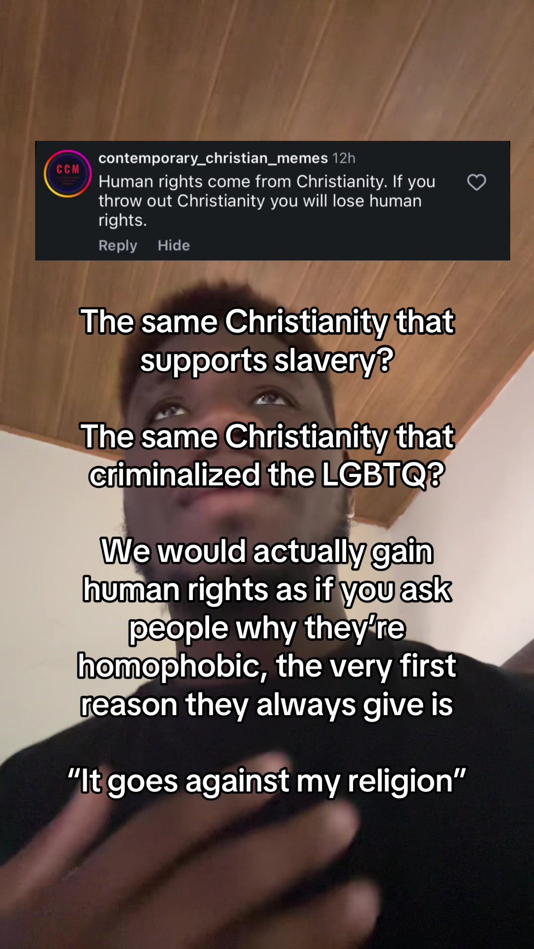 @Atheist Morningstar
