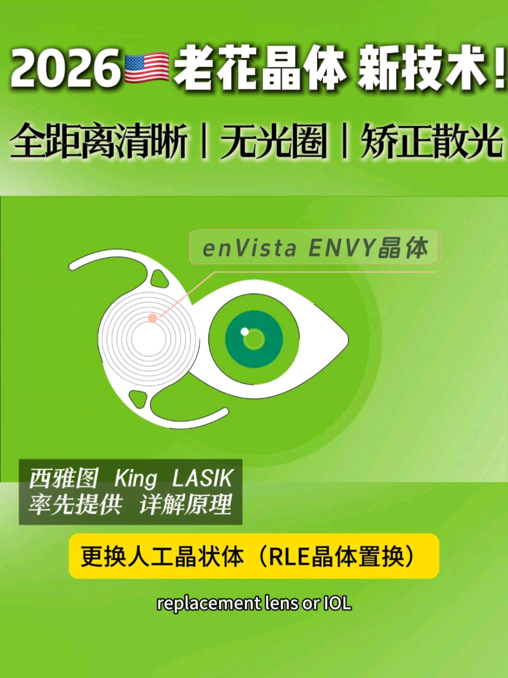 @🇺🇸西雅图/波特兰 King  Lasik 近视老花手术