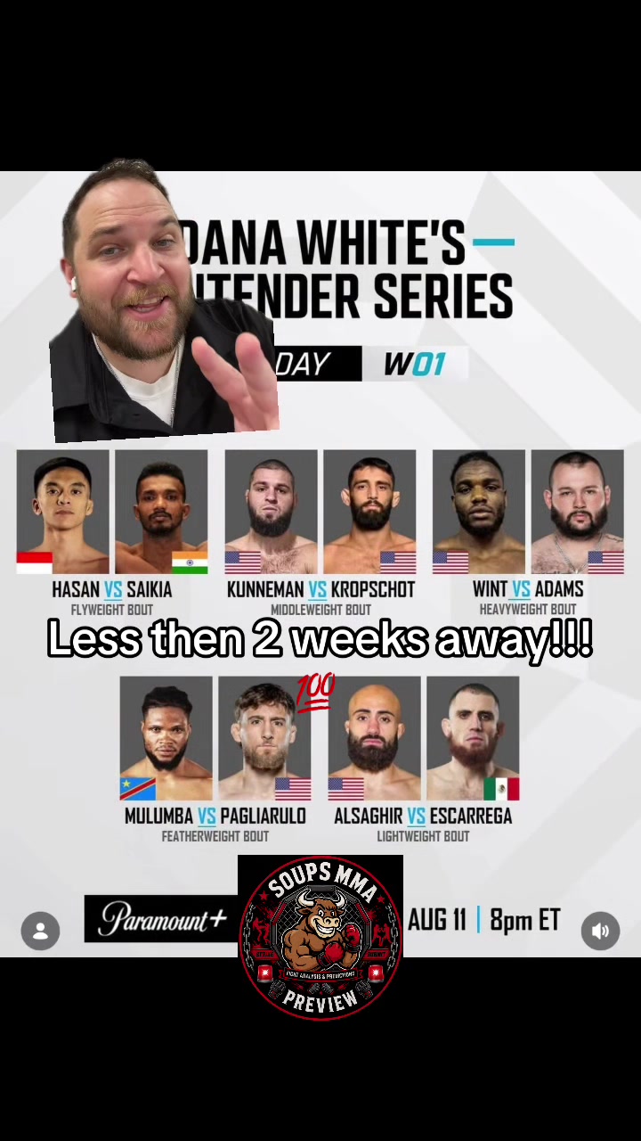 @🍜Soups MMA Preview 🍜
