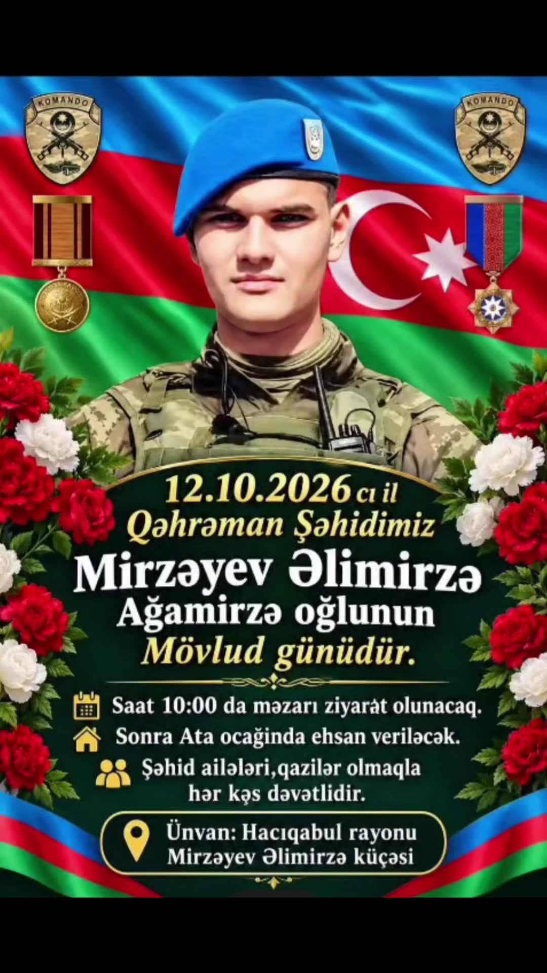 @ŞƏHİDLƏR ÖLMƏZ VƏTƏN BÖLÜNMƏZ