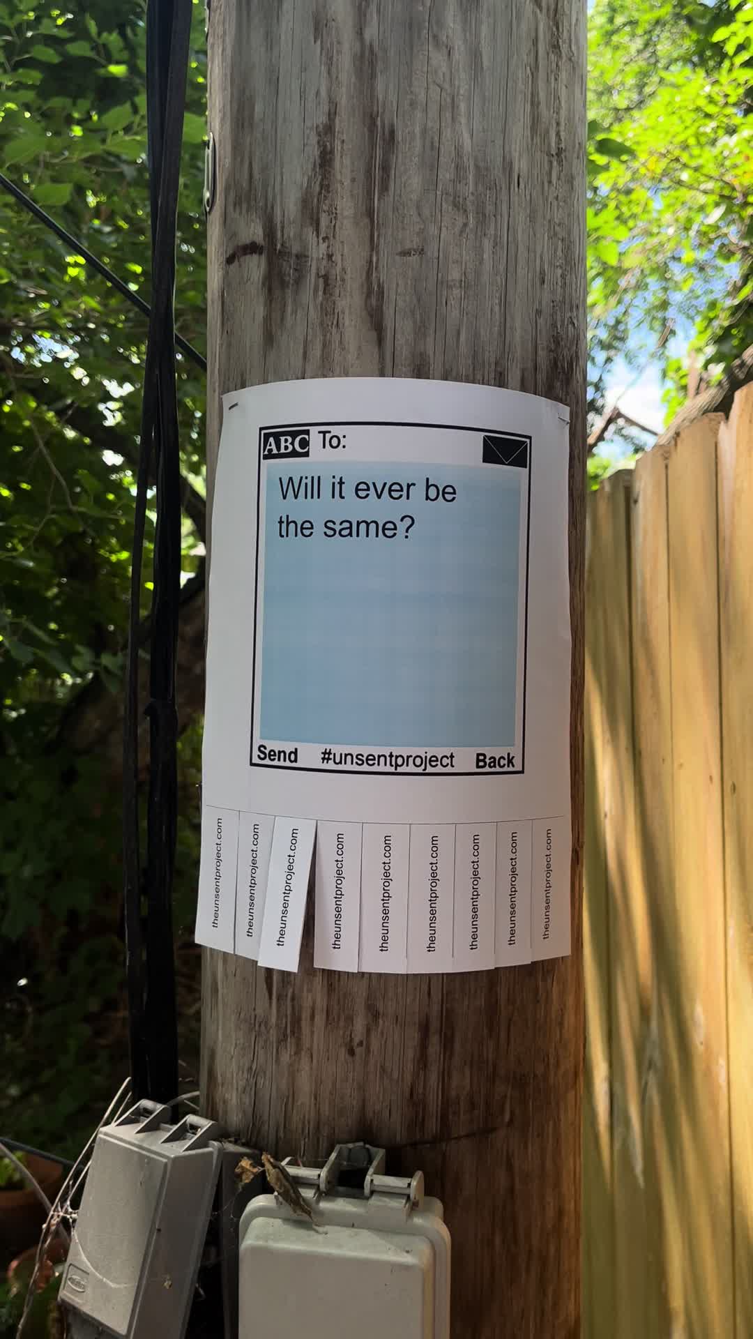 @THE UNSENT PROJECT