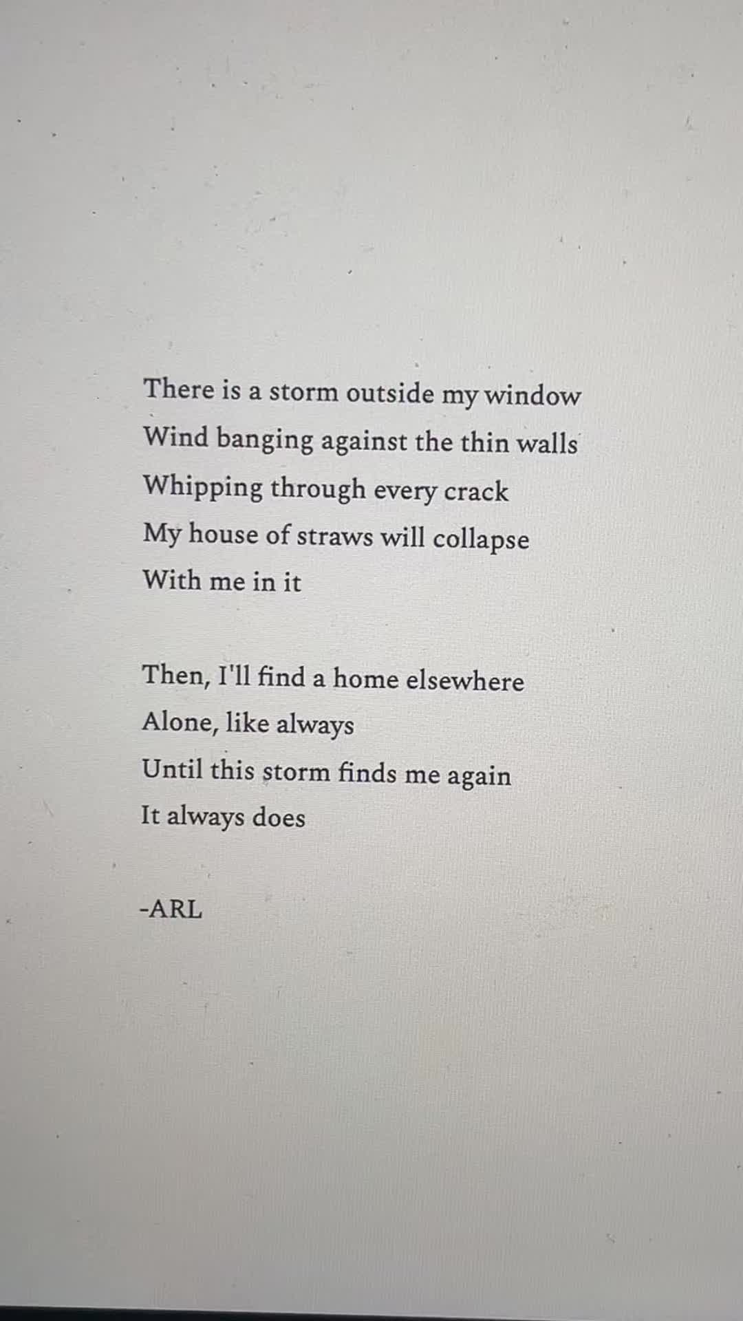 @ARLwritesaboutyou
