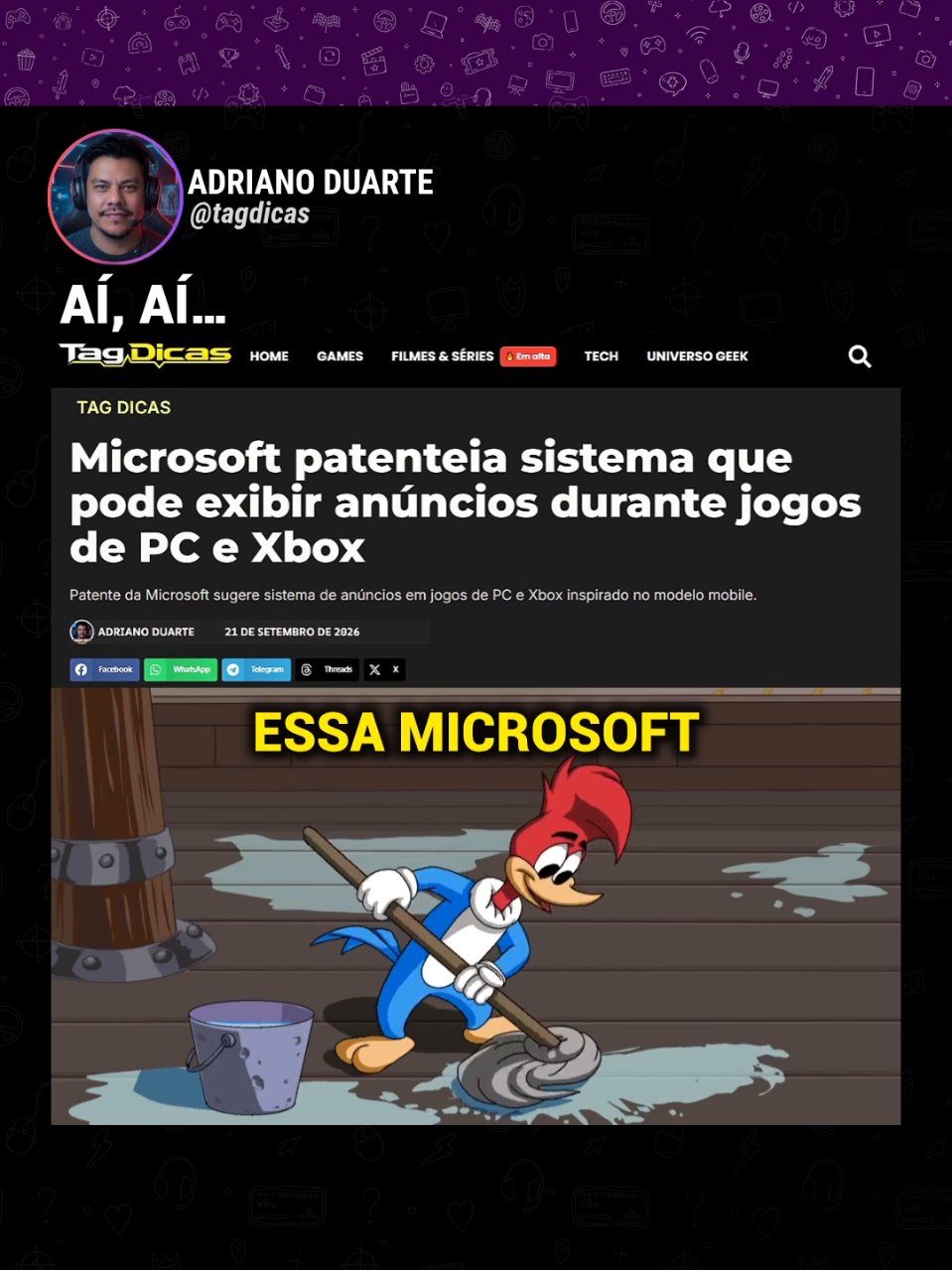 @Adriano Duarte I Tag Dicas