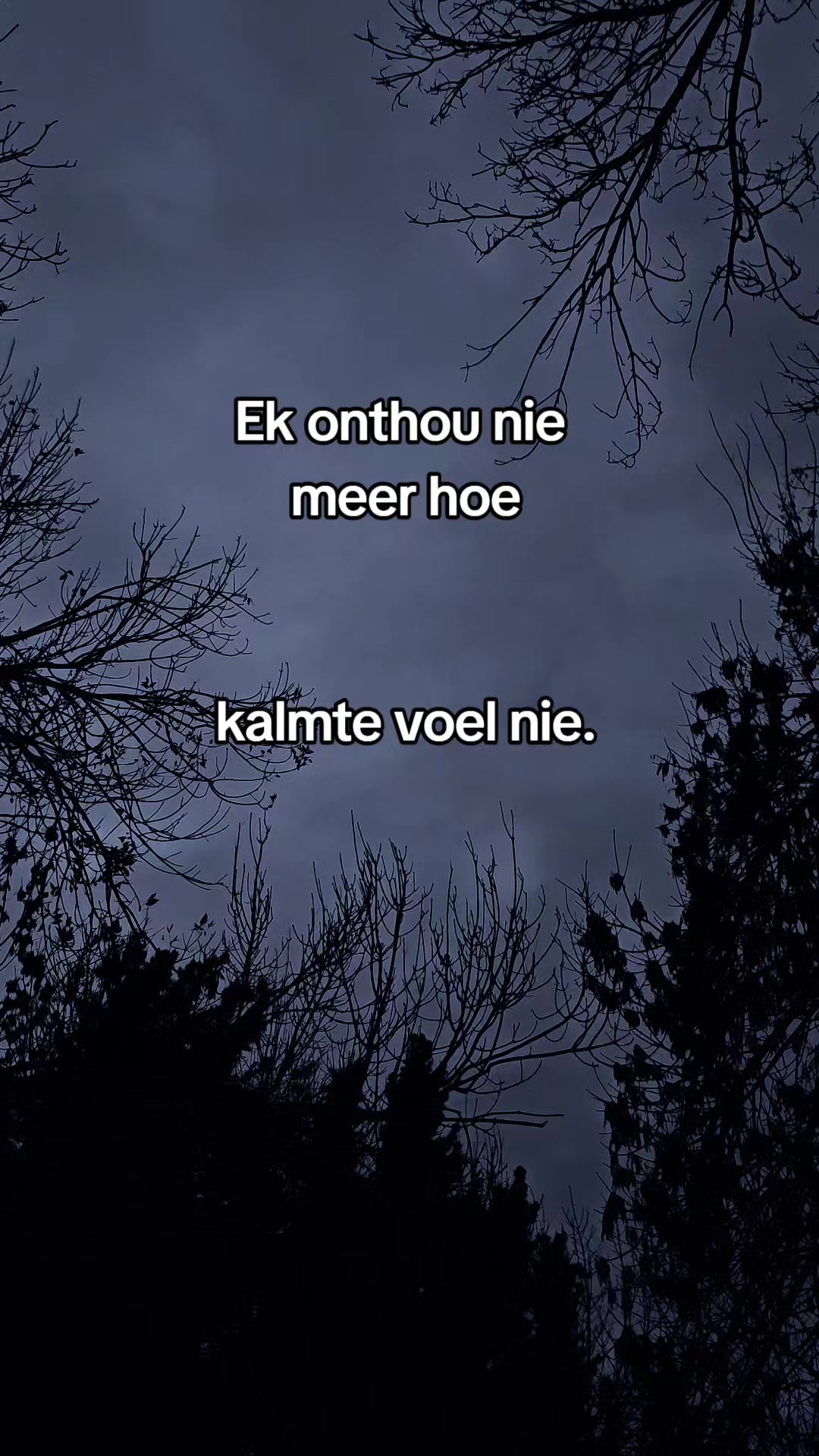 @gedagtes in die stilte