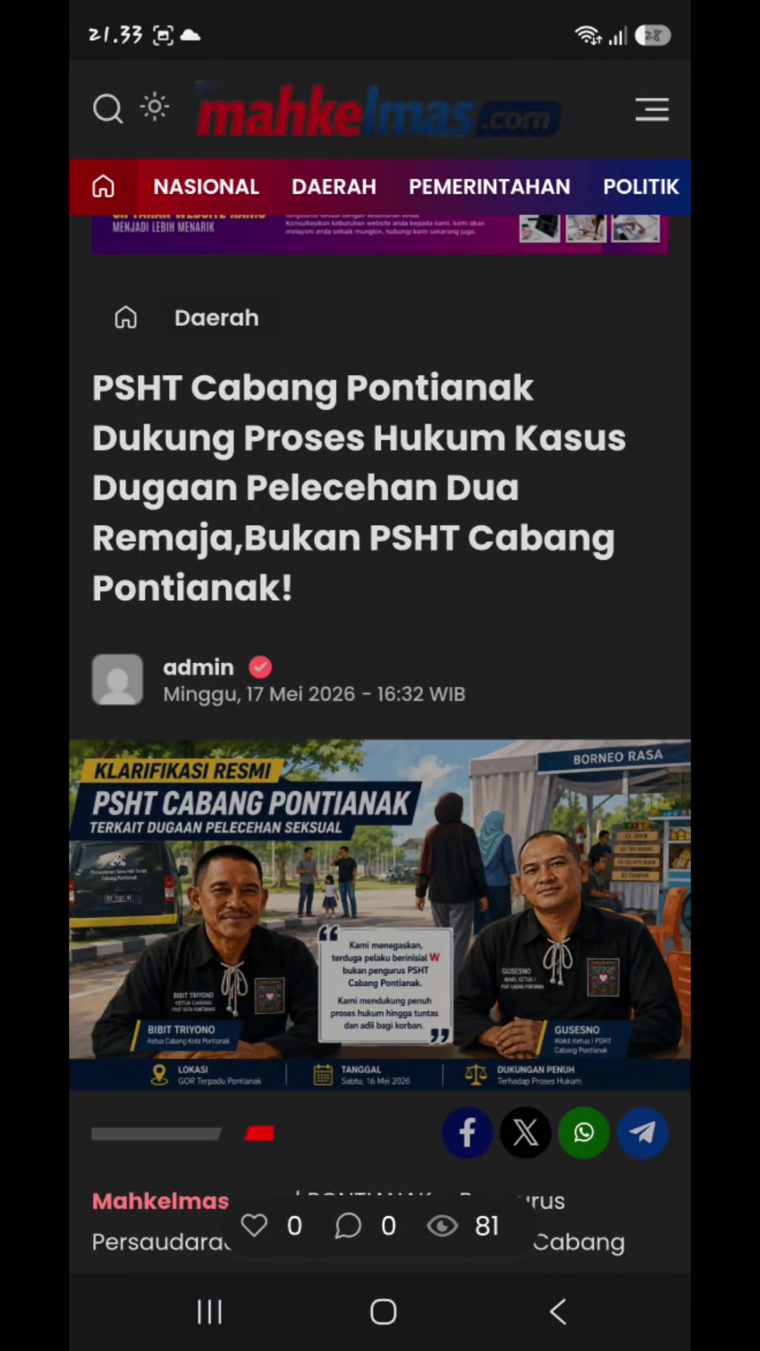 @media MHI perwakilan Kalbar