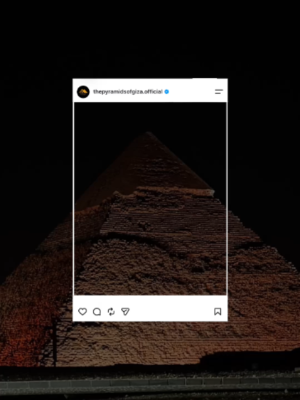 @The pyramids of Giza official