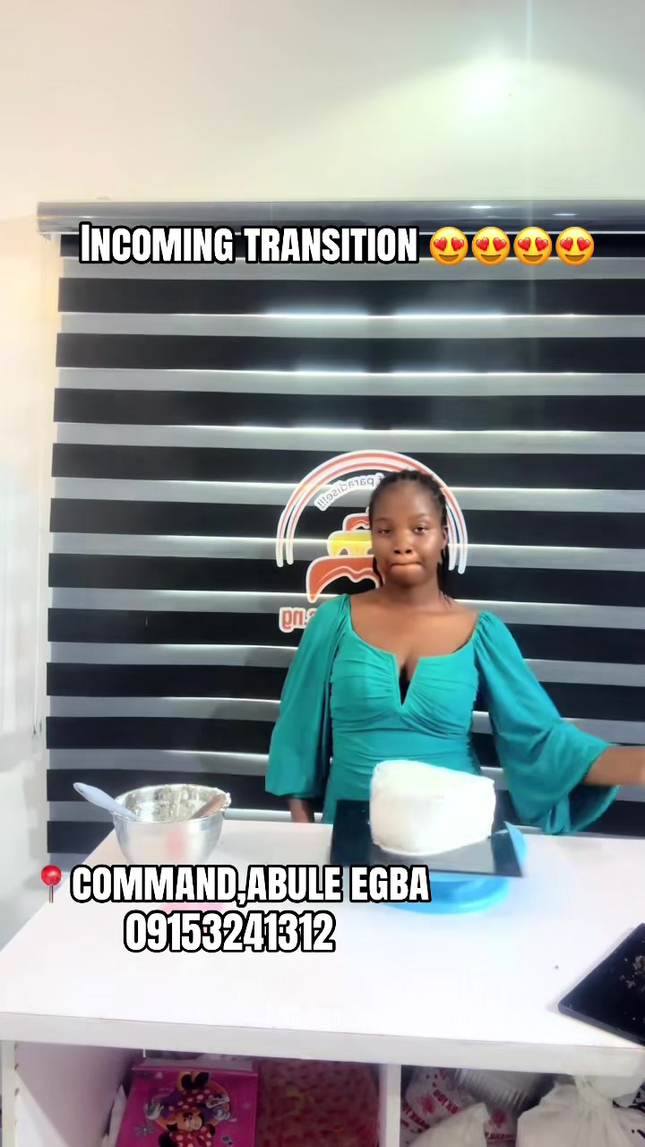@Baker in command/abule egba 🎂