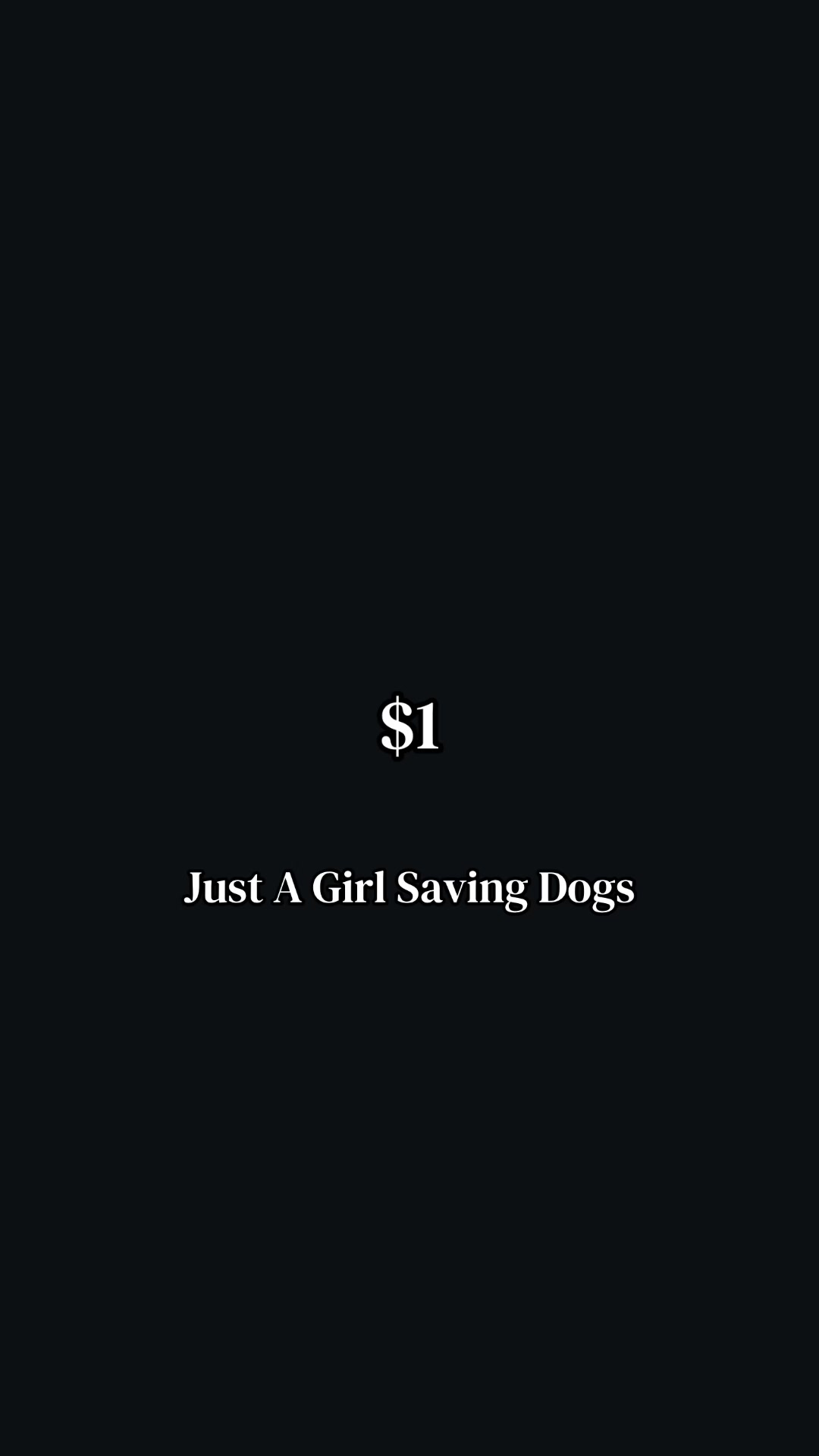 @Just A Girl Saving Dogs