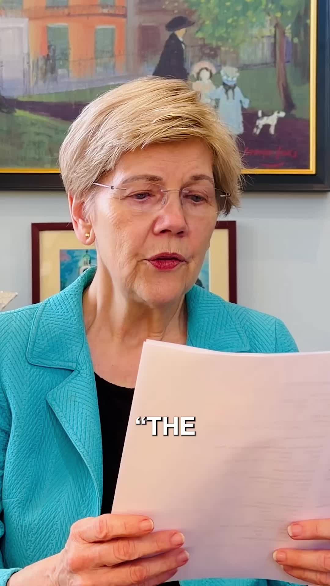 @Elizabeth Warren