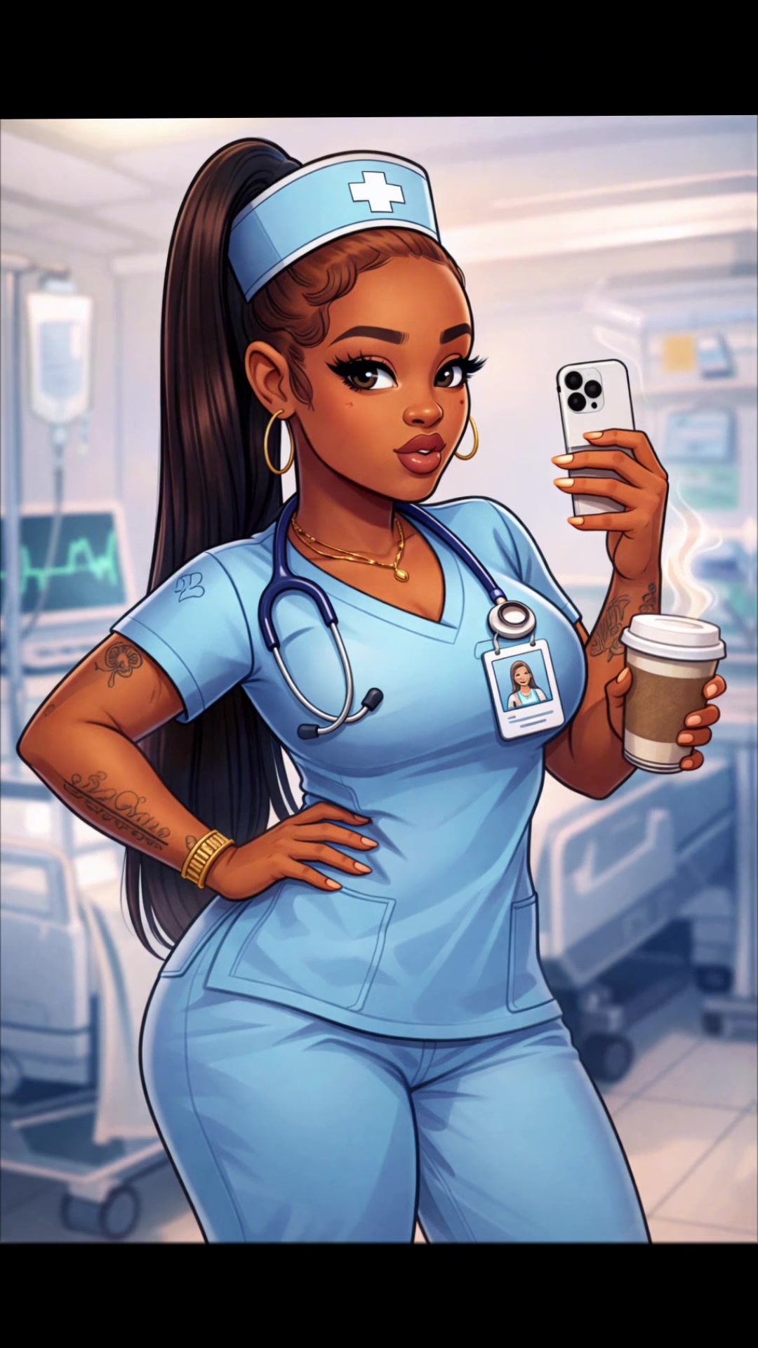 @Dat one dope nurse