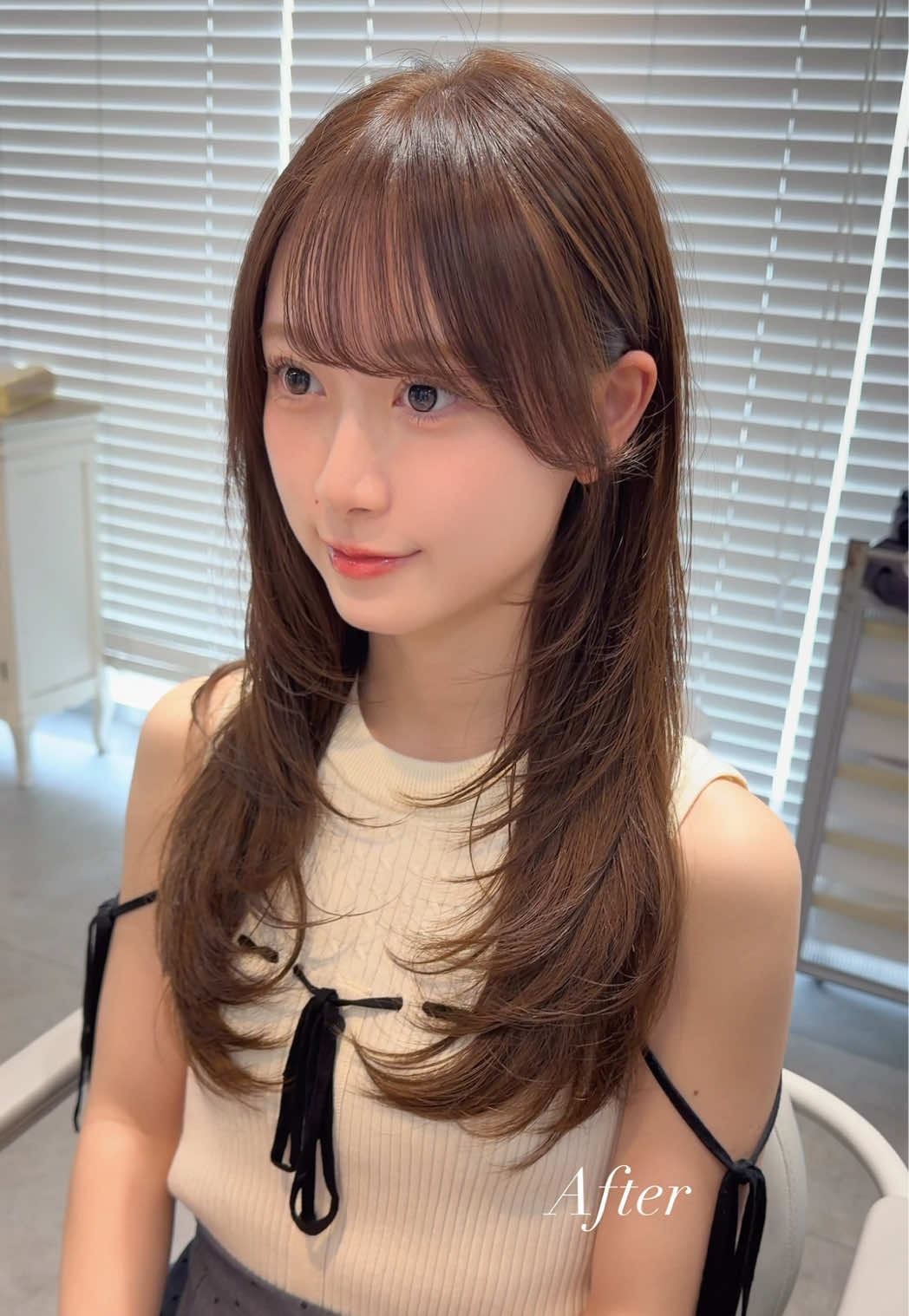 @わたるマジック/美容師/表参道/シースルーぱっつん/CEO
