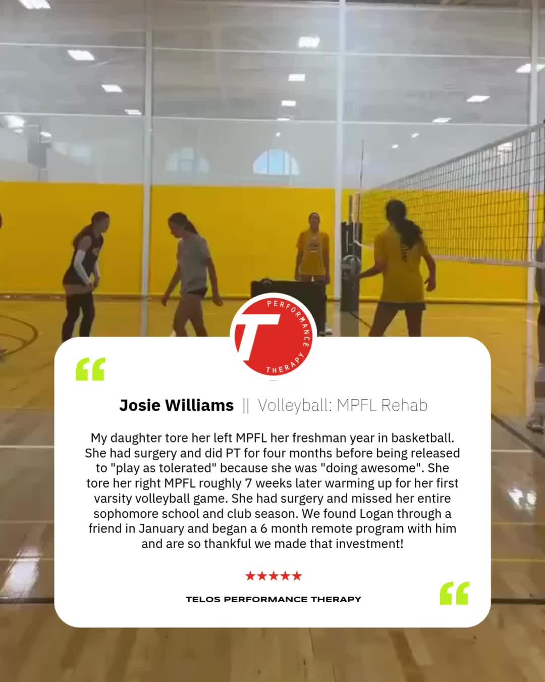 @Logan Walters, DPT: ACL Coach
