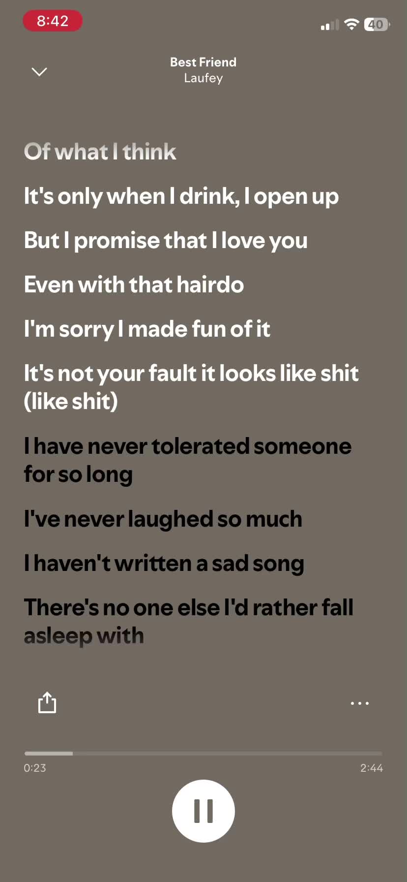 @Song of the dayyyy