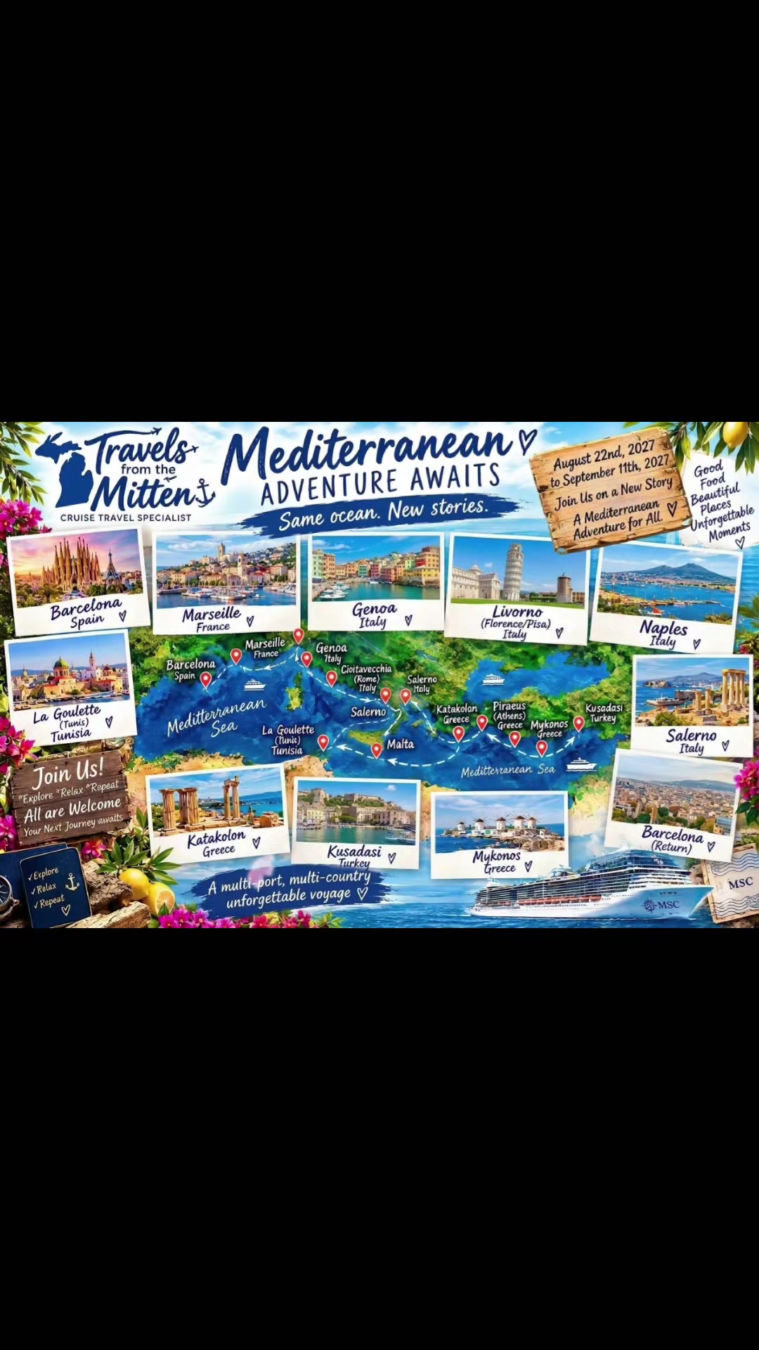@TravelsFromTheMitten ❌💲🚢