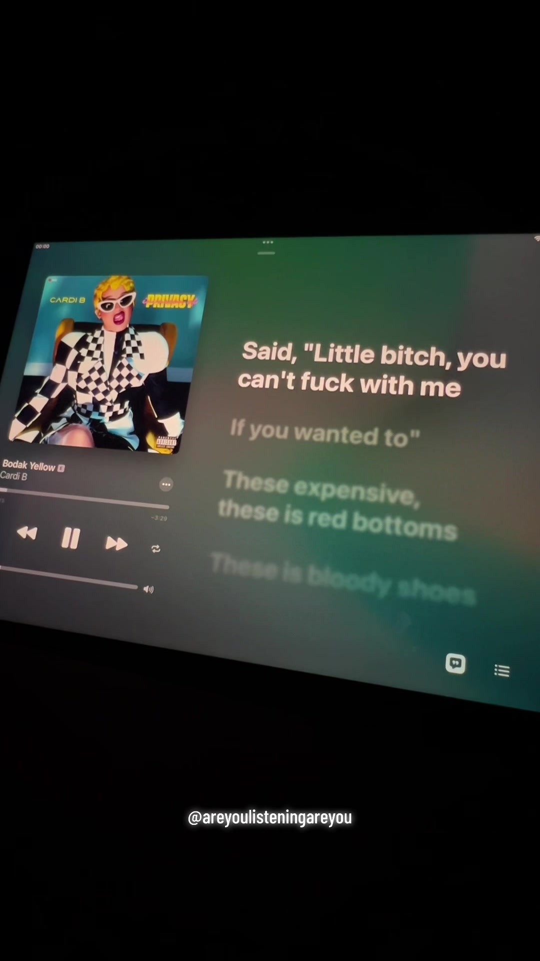 @areyoulisteningareyou
