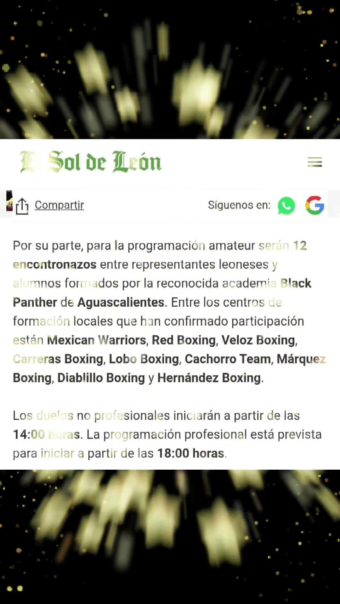 @Carreras Boxing Master