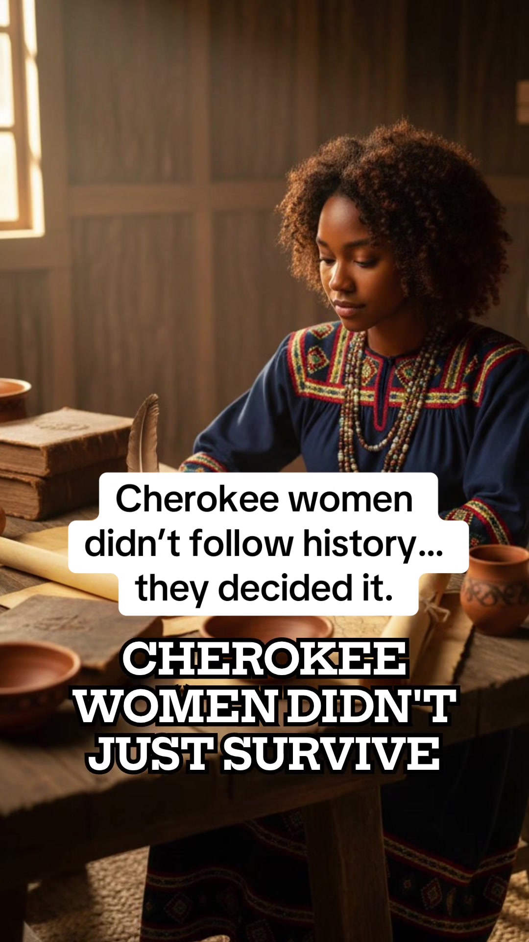 @Cherokee Native Women Rise🌅