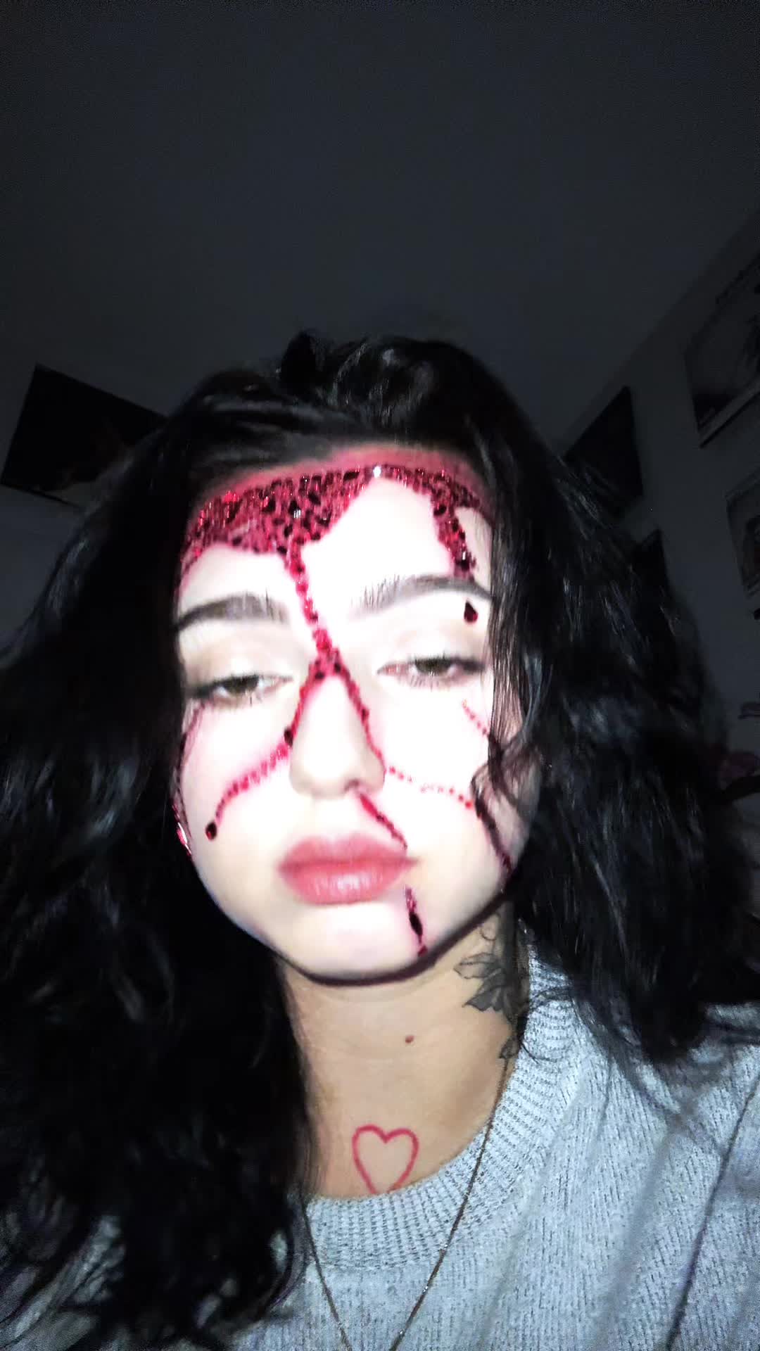@:(