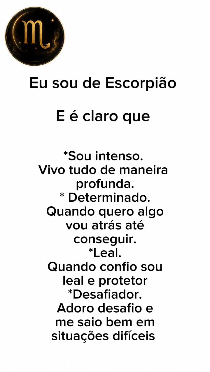 @O signo de ESCORPIÃO