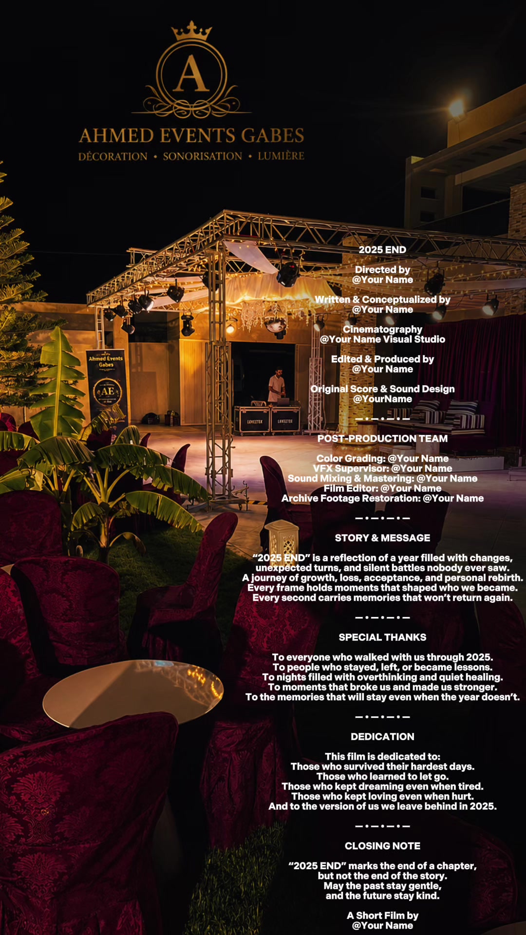 @Ahmed Events Gabes