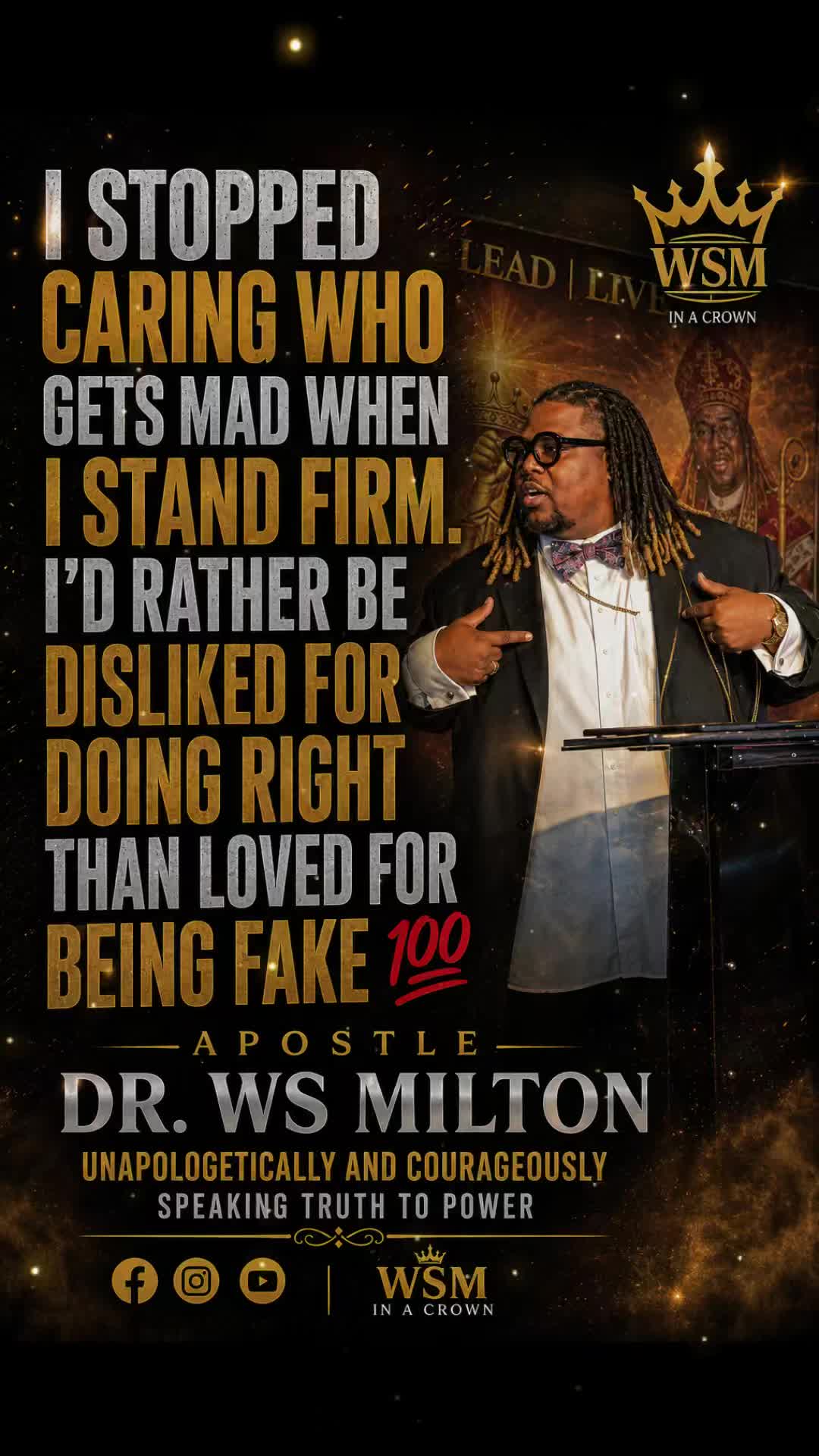 @Apostle W.S.Milton