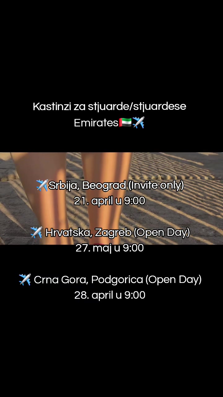 @✈️Kabinsko osoblje karijera✈️