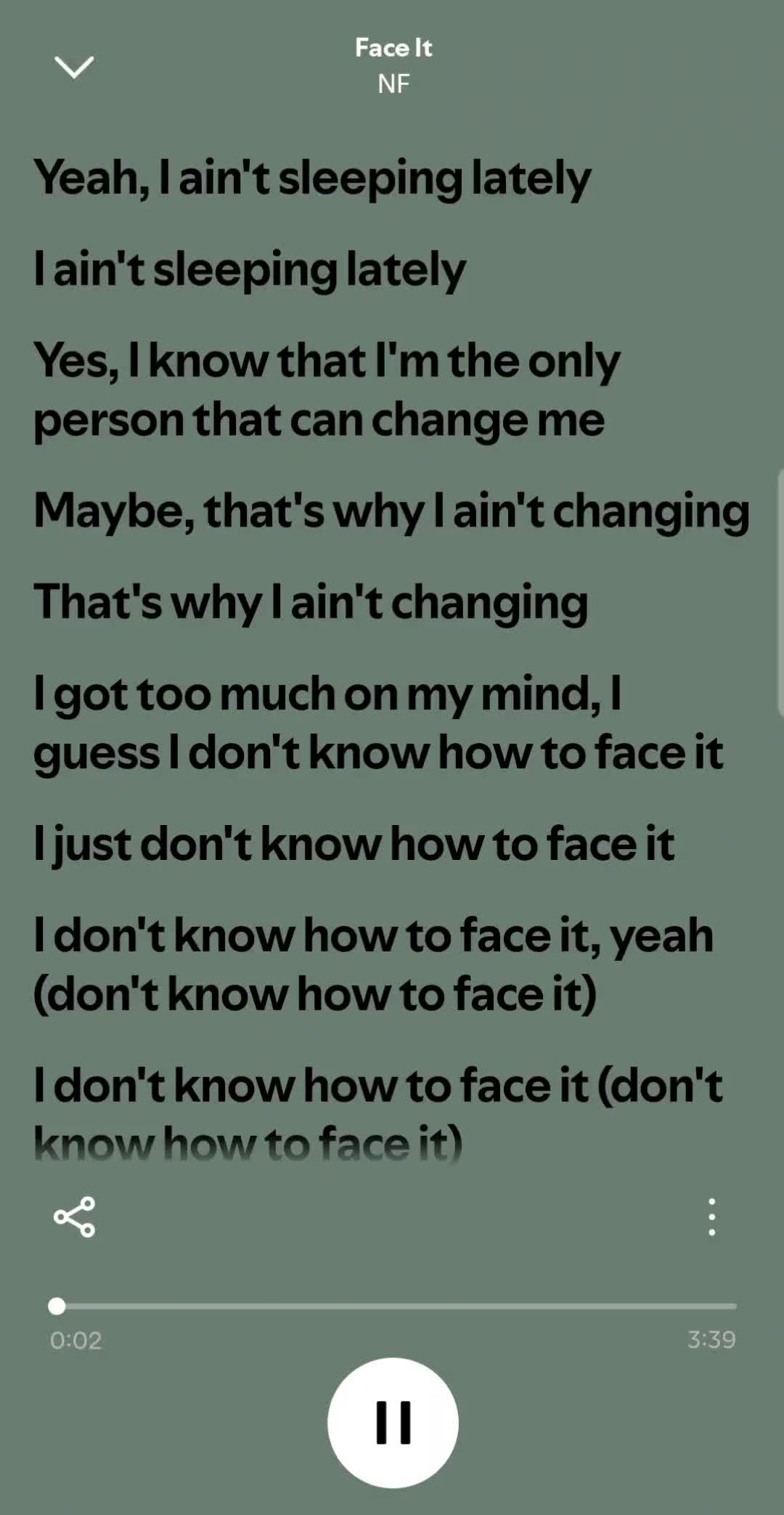 @NF Song Lyrics
