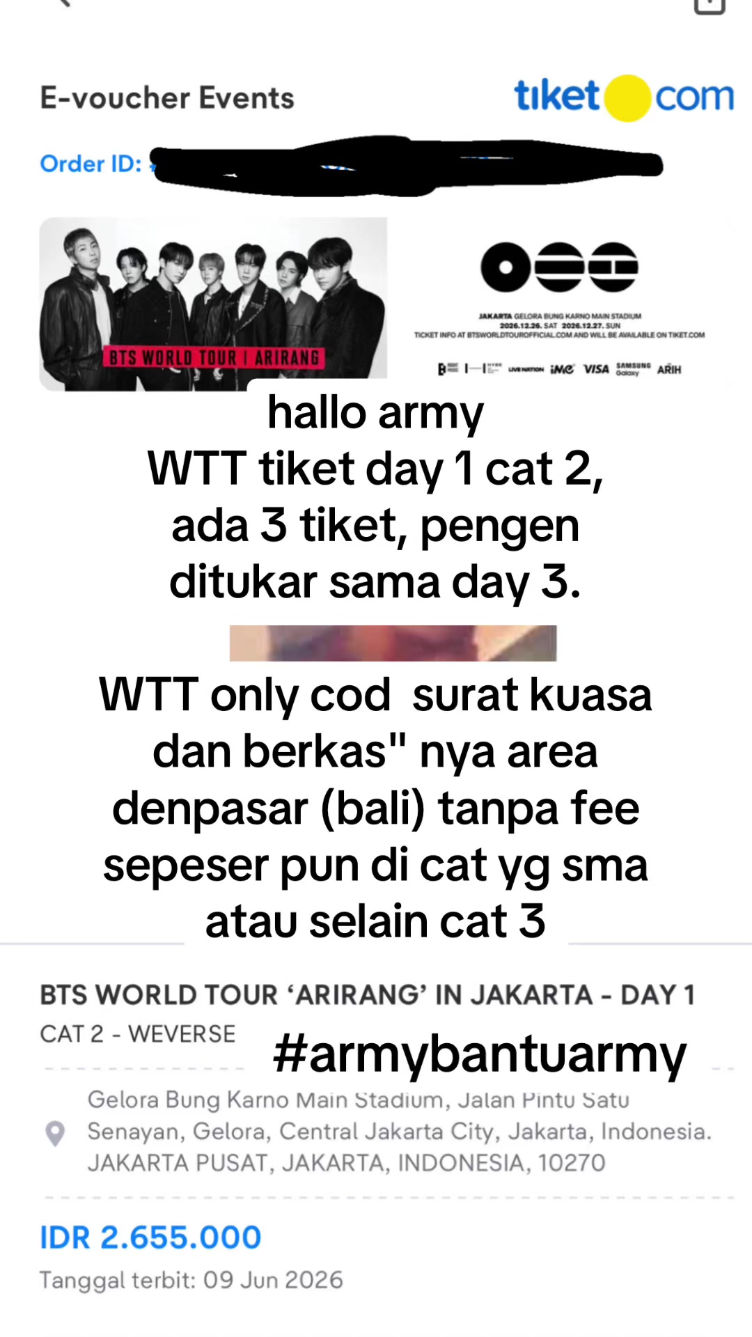 @nuuu menang tiket konser BTS