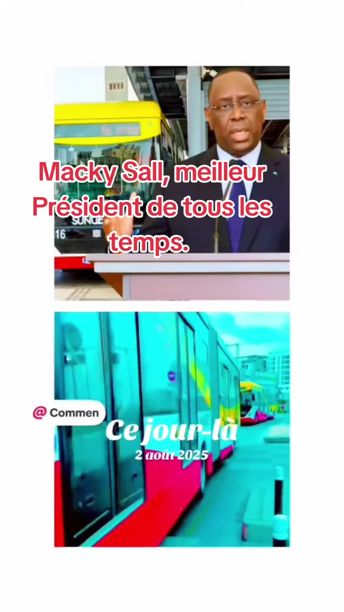 @Aissatou with Macky Sall
