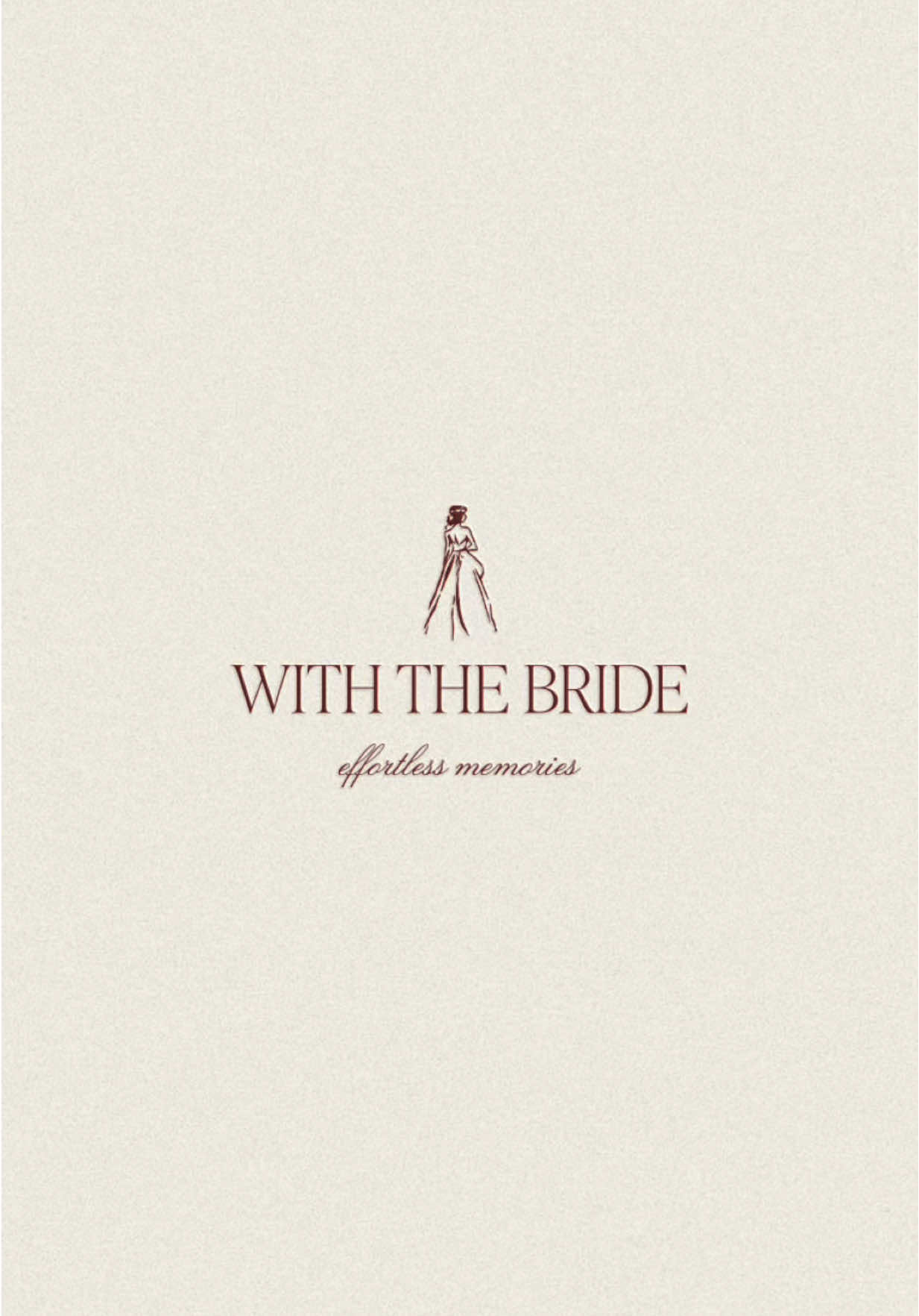 @With the Bride