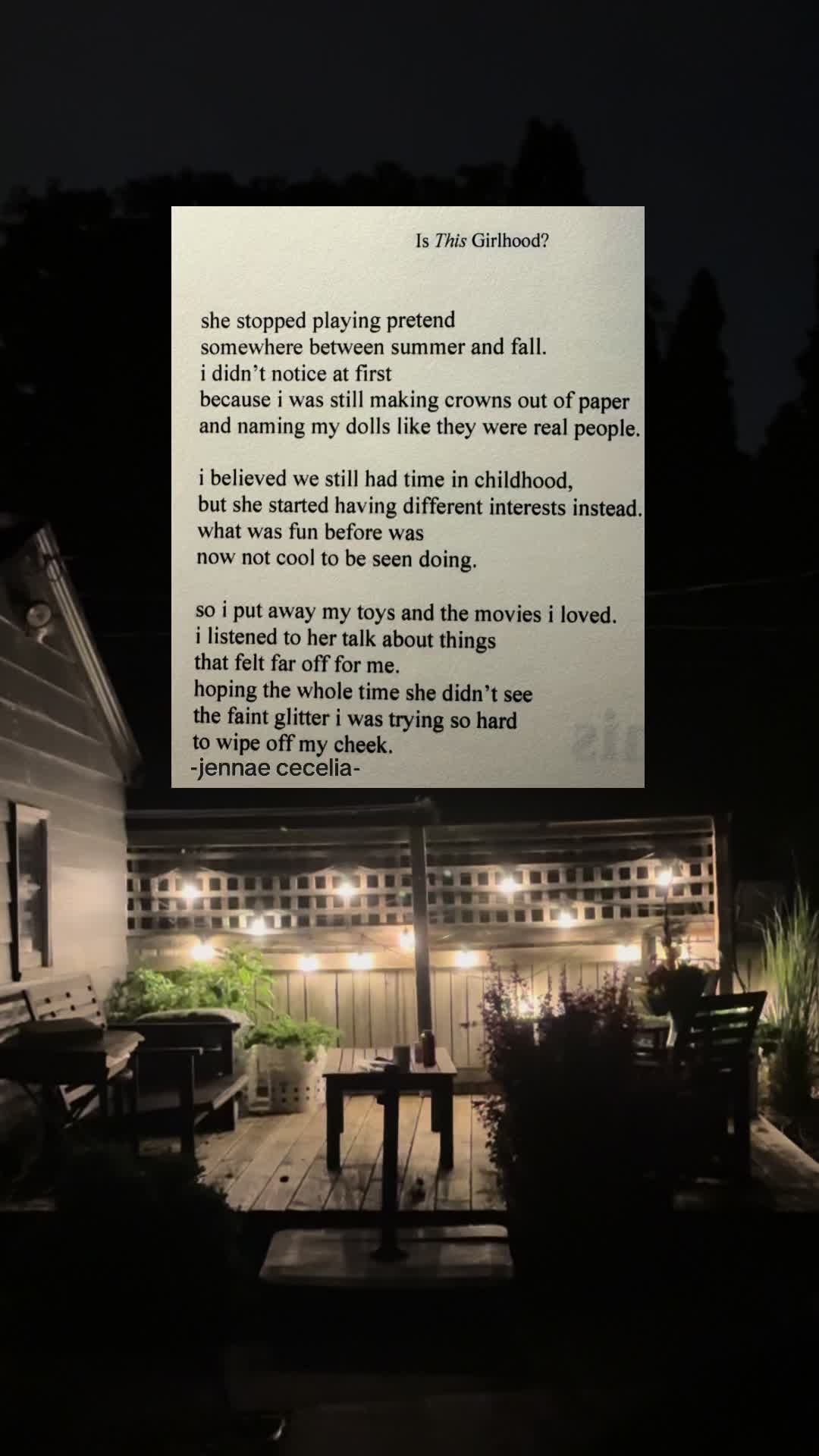 @Jennae Cecelia Poetry