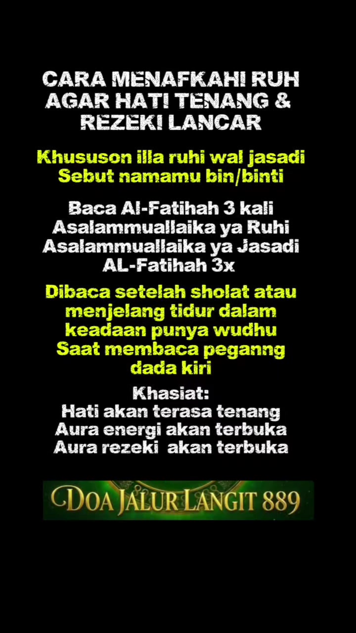 @Doa Jalur Langit
