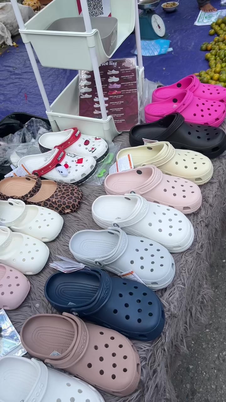 @matching crocs!