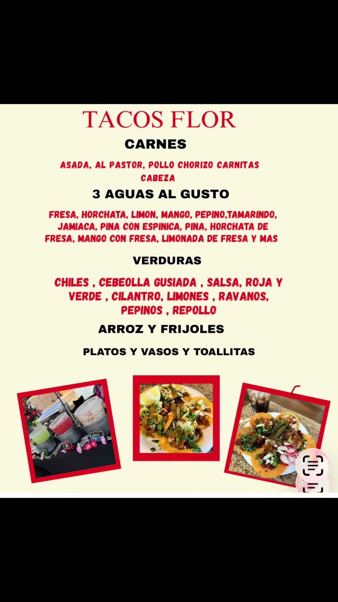 @Tacos flor
