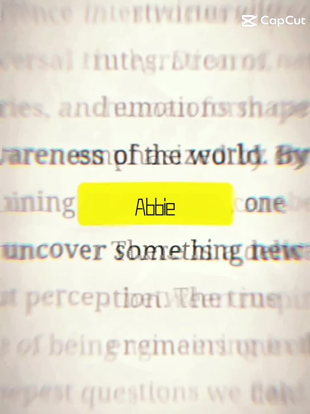 @Abbie sat 2