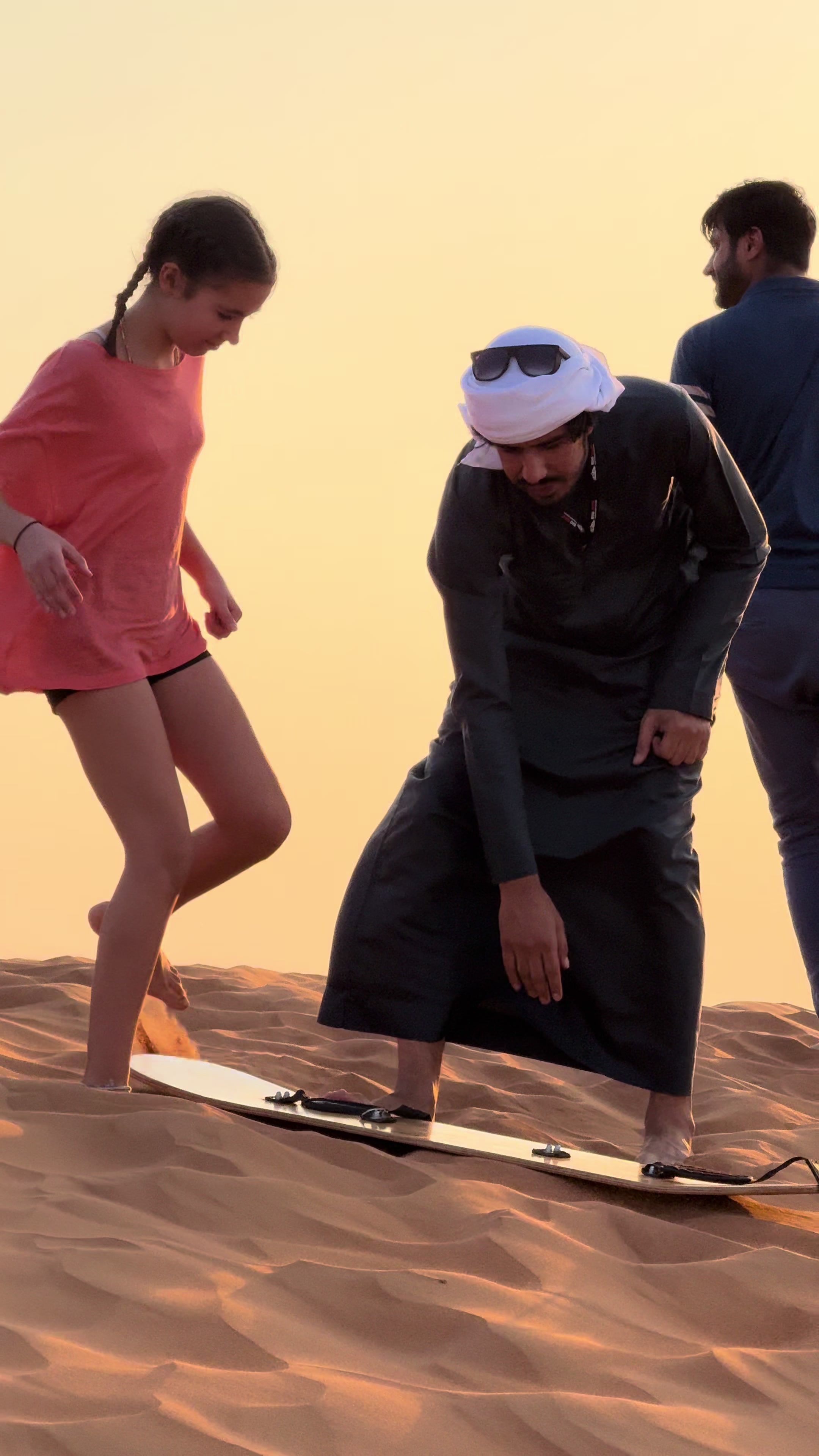 @Golden sand desert safari